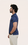 EXPLORER - Giza Cotton Tee (Navy)