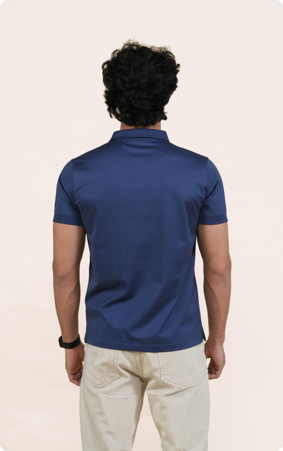 EXPLORER - Giza Cotton Tee (Navy)