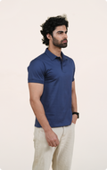 EXPLORER - Giza Cotton Tee (Navy)
