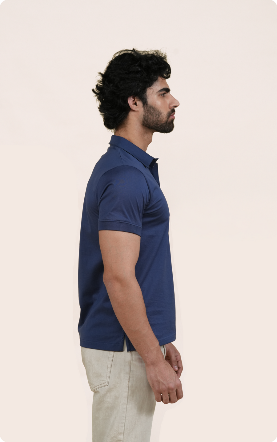 EXPLORER - Giza Cotton Tee (Navy)