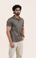 EXPLORER - Giza Cotton Tee (Brown)
