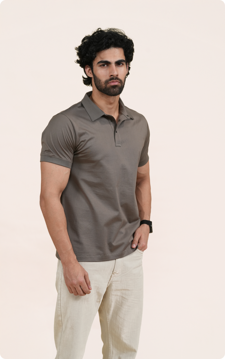 EXPLORER - Giza Cotton Tee (Brown)