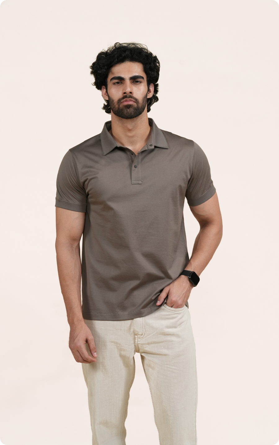 EXPLORER - Giza Cotton Tee (Brown)