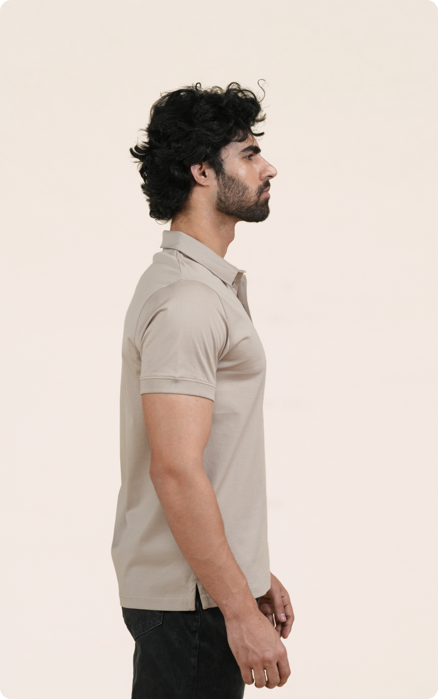 EXPLORER - Giza Cotton Tee (Beige)