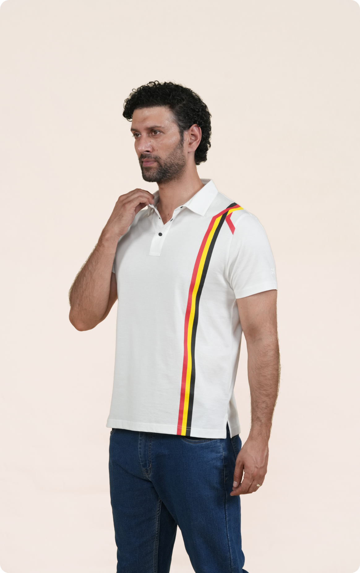 NOMAD - Giza Cotton Polo T-Shirt
