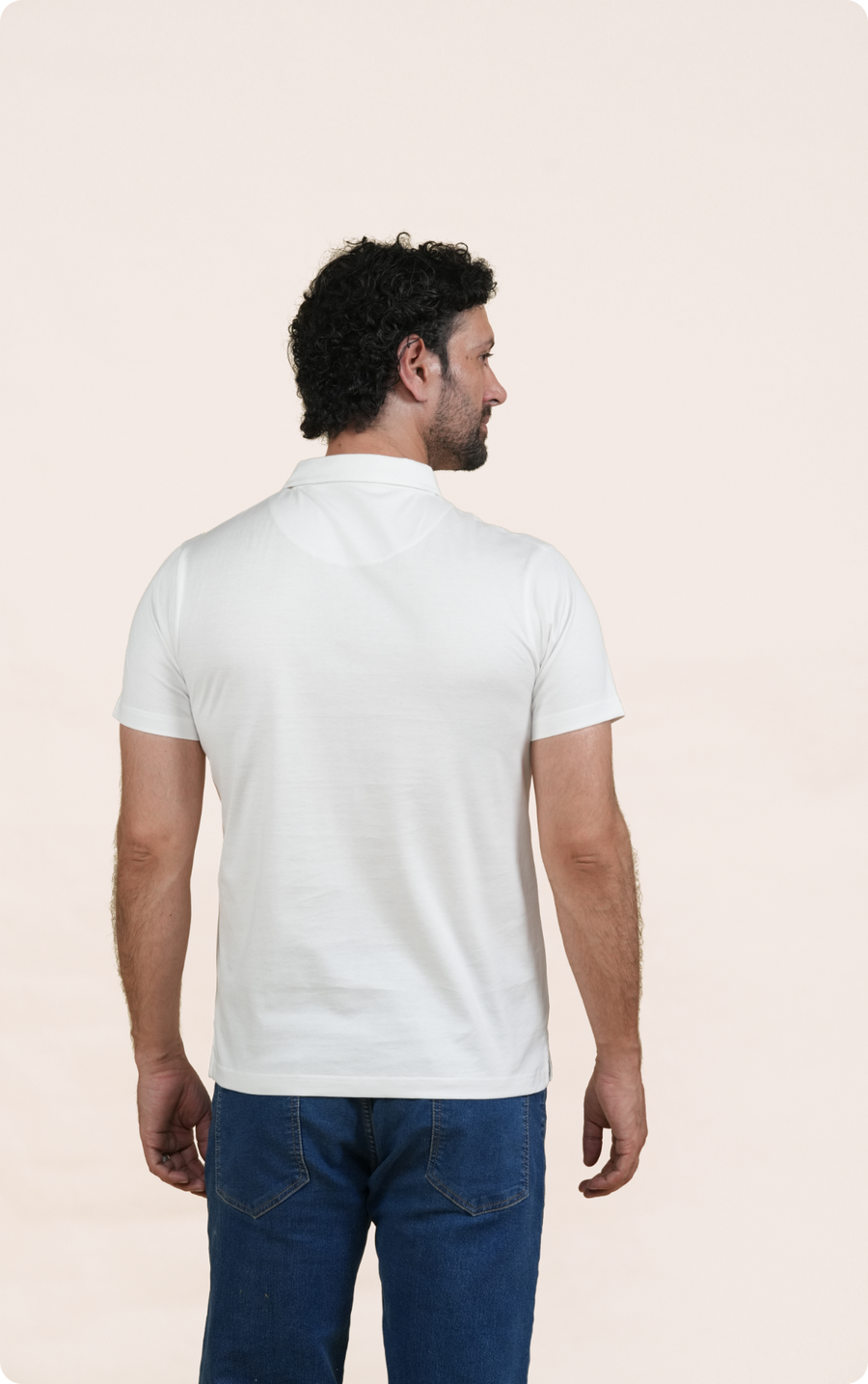 NOMAD - Giza Cotton Polo T-Shirt