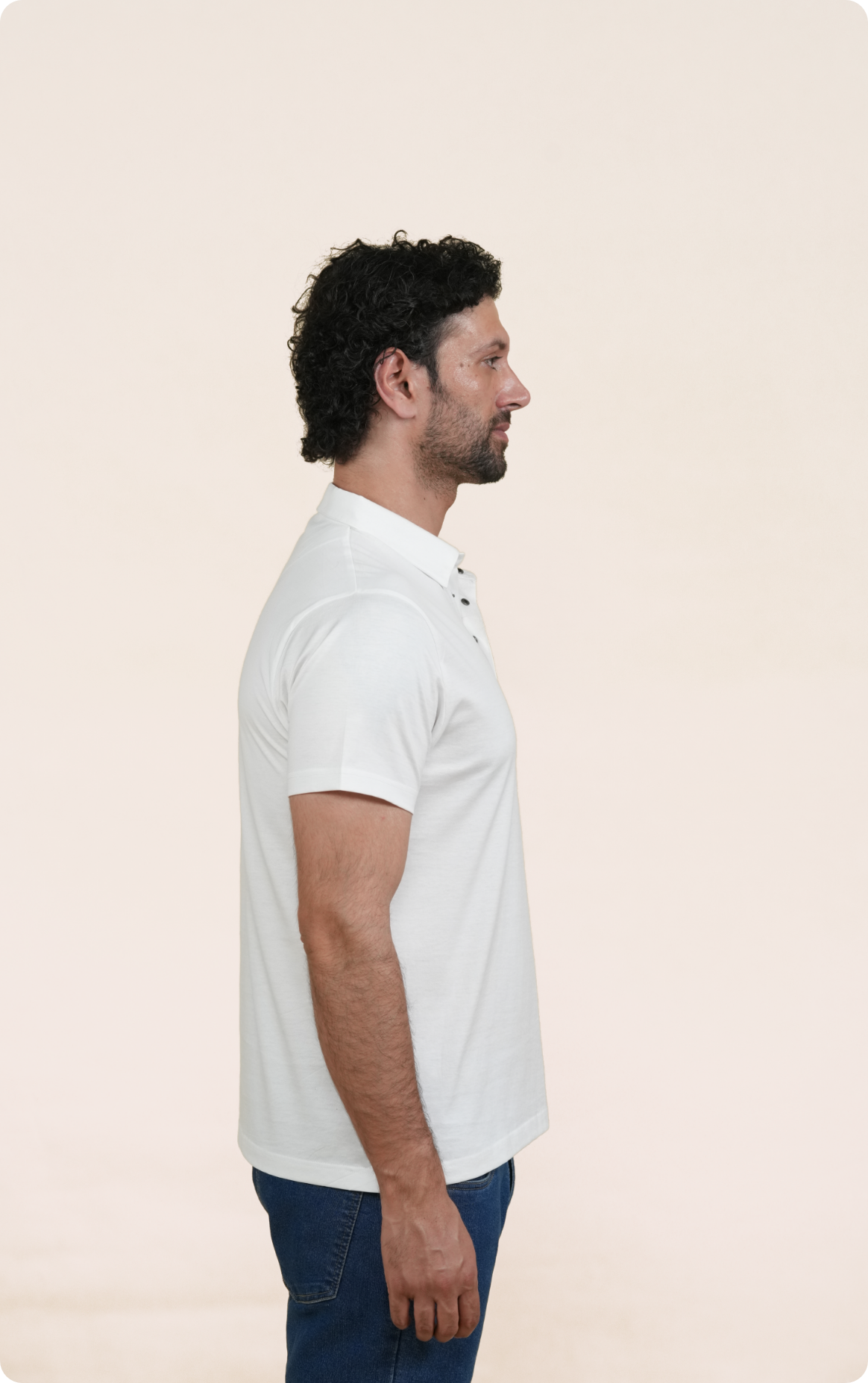 NOMAD - Giza Cotton Polo T-Shirt