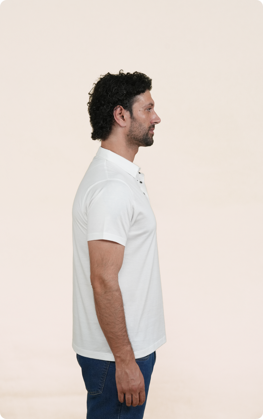 NOMAD - Giza Cotton Polo T-Shirt