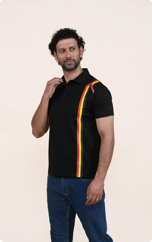 NOMAD - Giza Cotton Polo T-Shirt