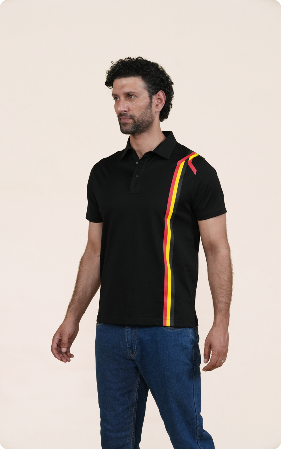 NOMAD - Giza Cotton Polo T-Shirt