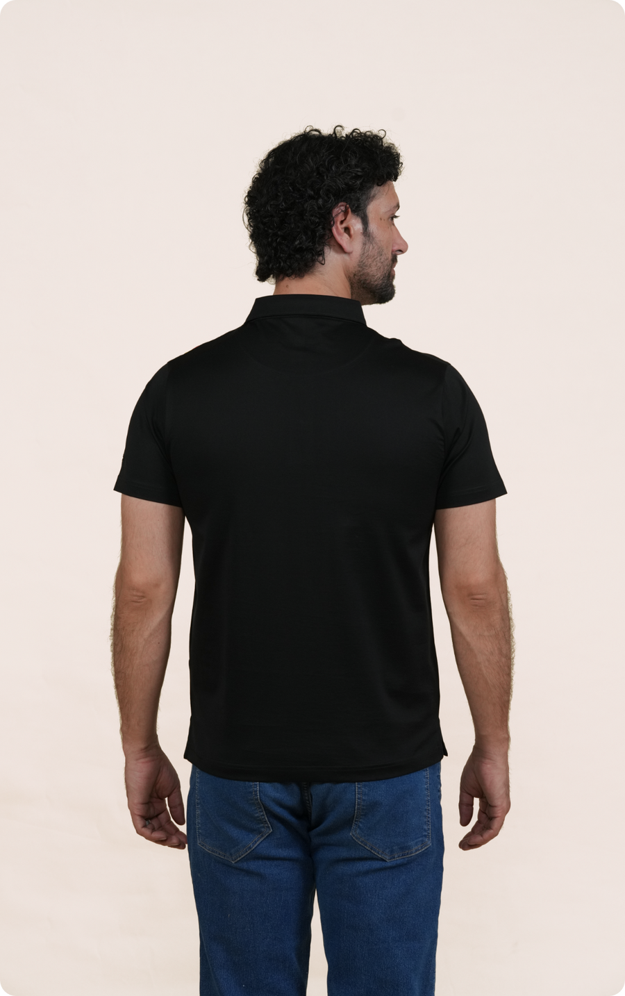NOMAD - Giza Cotton Polo T-Shirt