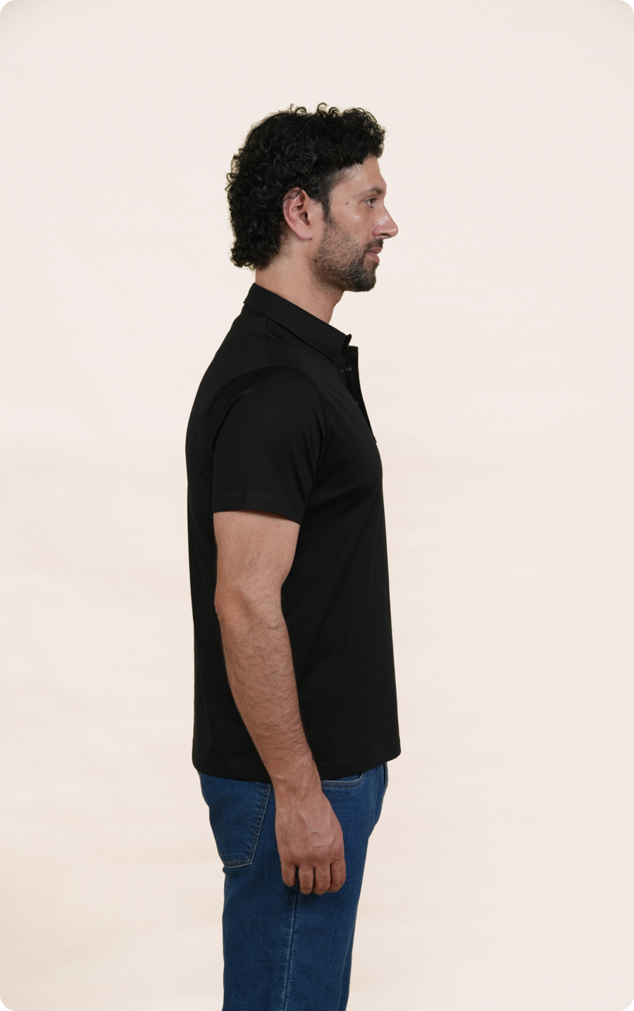 NOMAD - Giza Cotton Polo T-Shirt