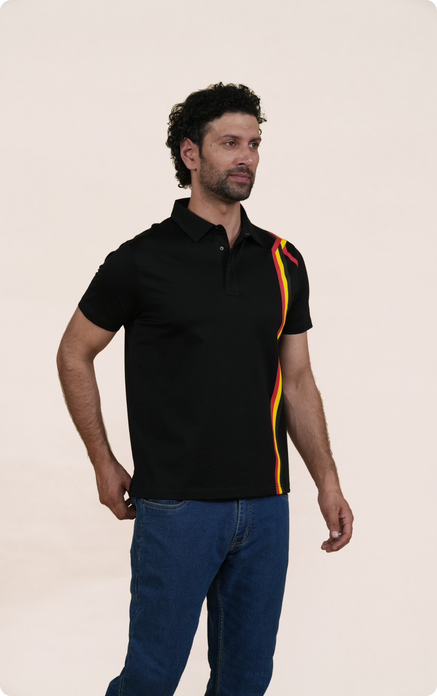 NOMAD - Giza Cotton Polo T-Shirt