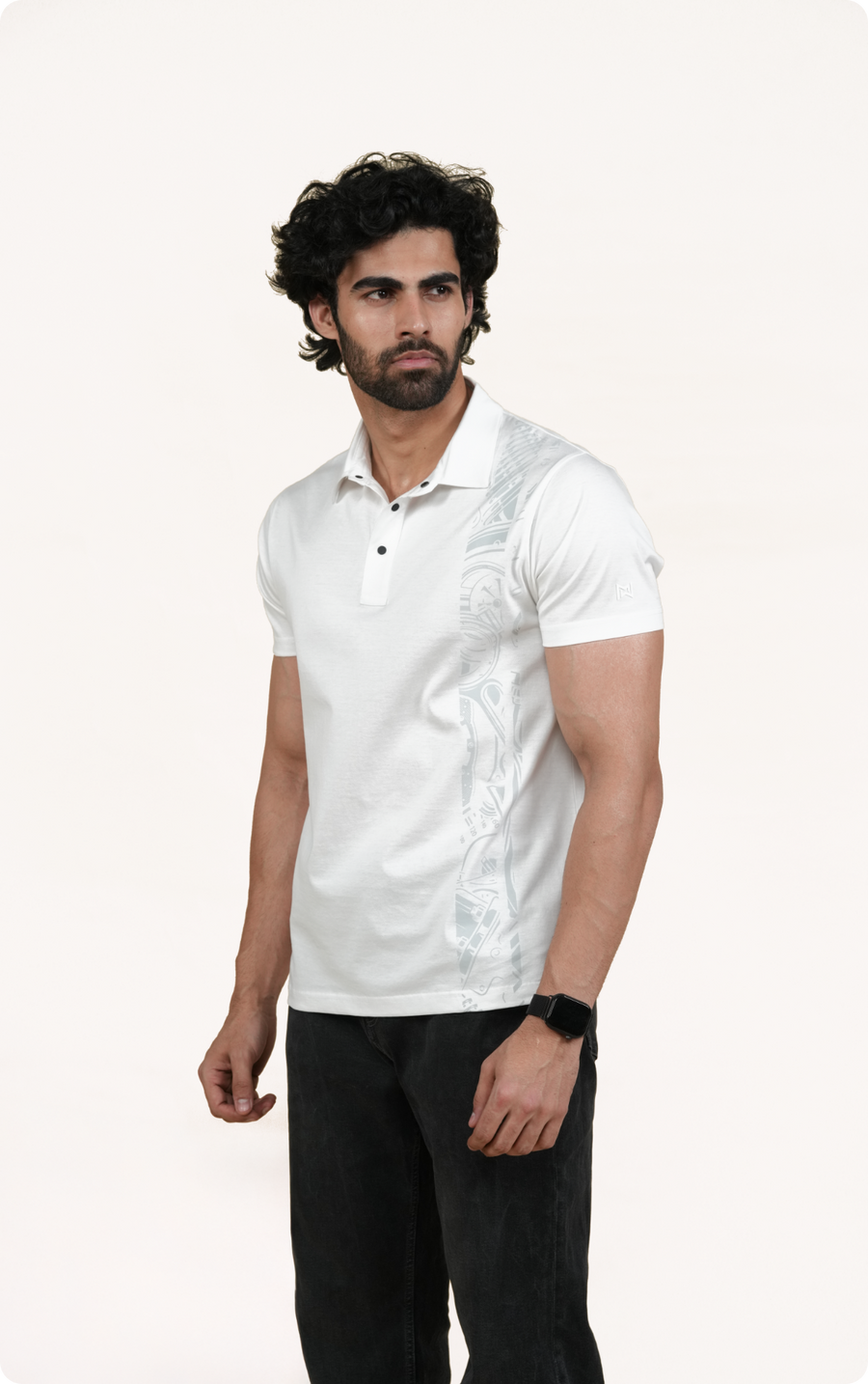 ODYSSEY - Giza Cotton Polo T-Shirt (White)