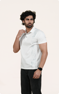 ODYSSEY - Giza Cotton Polo T-Shirt (White)
