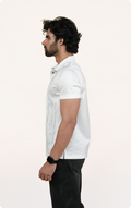 ODYSSEY - Giza Cotton Polo T-Shirt (White)