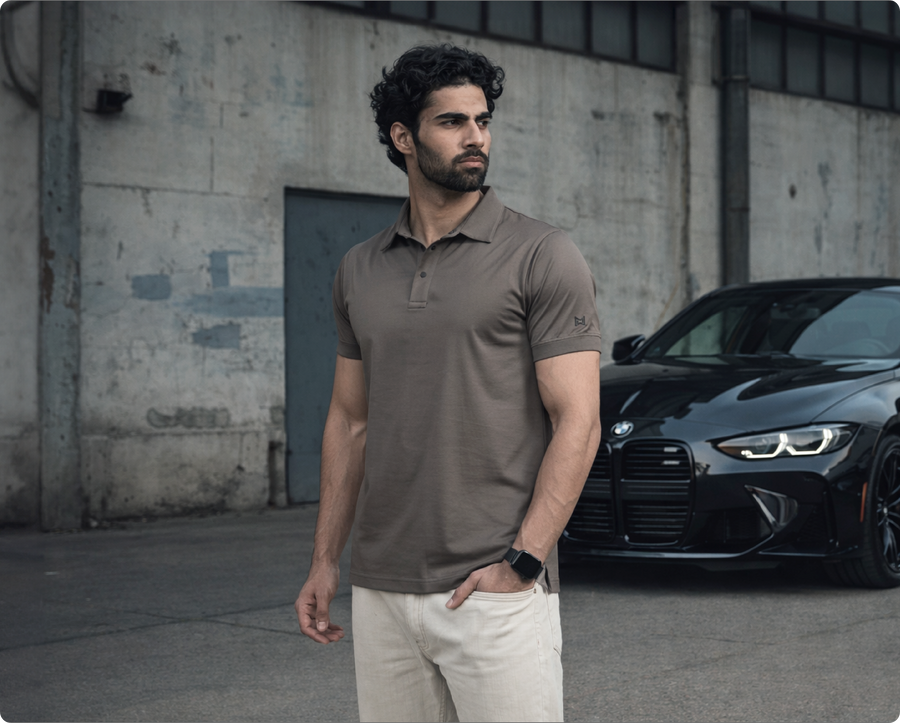 EXPLORER - Giza Cotton Tee (Brown)