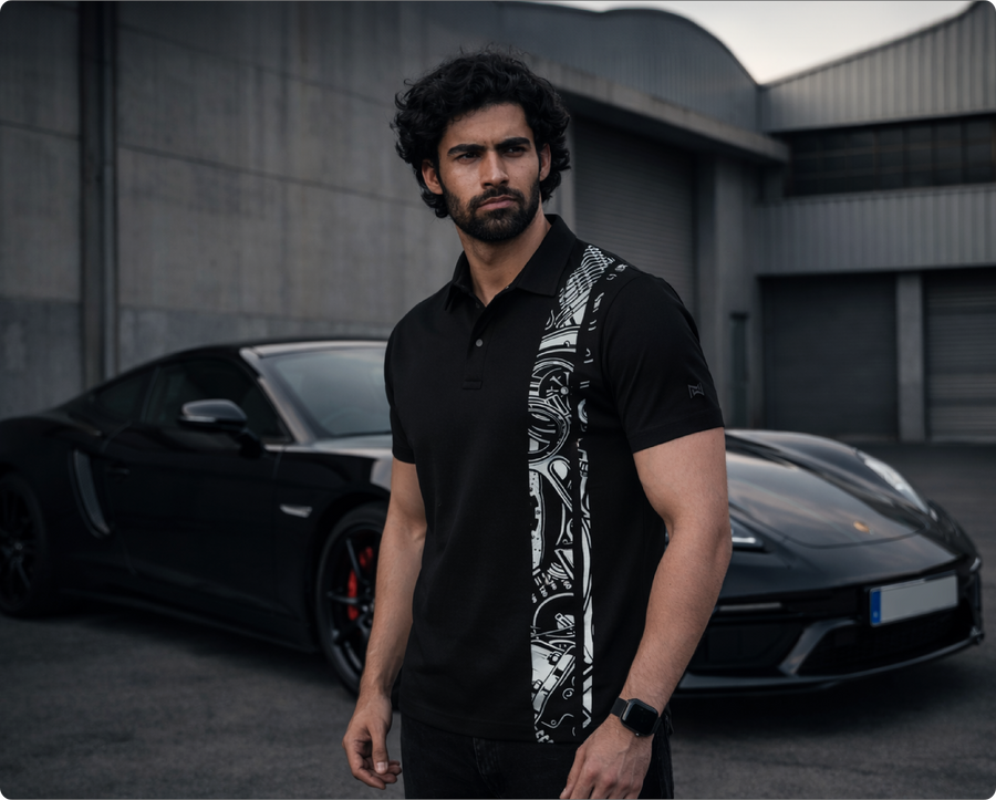 ODYSSEY - Giza Cotton Polo T-Shirt