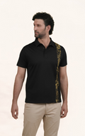 OUTRIDER - Giza Cotton Polo T-Shirt (Black)